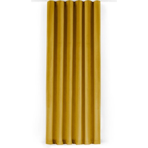 Filumi Senf žuta zavjesa za djelomično zamračenje od samta 140x175 cm Velto &amp;ndash; Slike