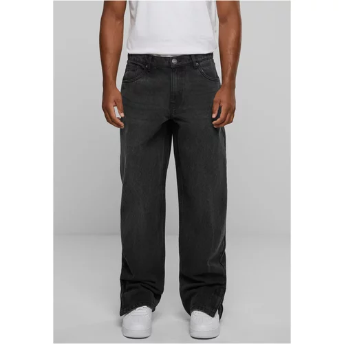 UC Men Men's Heavy Ounce Straight Fit Zipped Jeans - Black