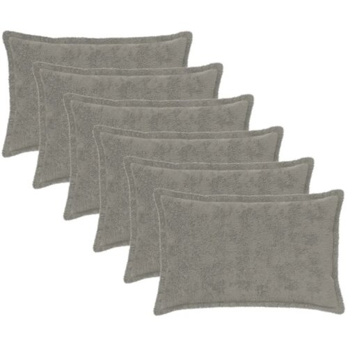 Presvlaka za jastuk 6 kom. HOUTEN Svjetlosiva 50 x 80 cm - Svjetlosiva 50 x 80 cm 6 Slike