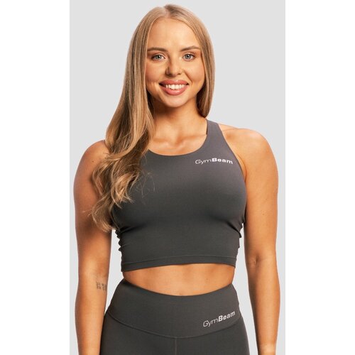 GymBeam Ženski sportski top BEAT Charcoal Cijene