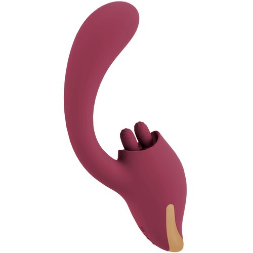Javida 2 Function Vibrator Vibration &amp;amp; Licking Purple Slike