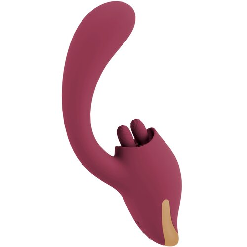 Javida jezični 2u1 vibrator (crveni) Slike