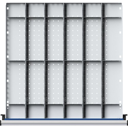 ANKE Komplet razdelilnikov za predale ŠxG 600 x 600 mm, ⅙-delitev, za višino sprednjega dela 60 mm Cene