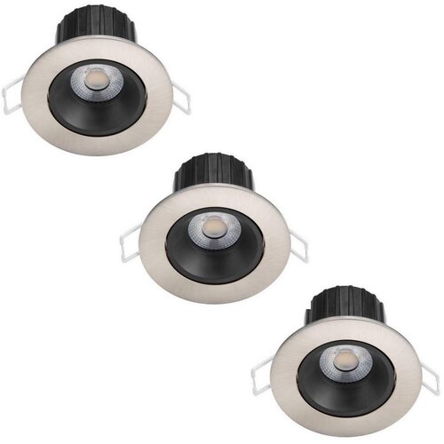 Philips SET 3x prigu&scaron;iva LED kupatilska svetiljka ABROSA LED/9W/230V IP44 Cene