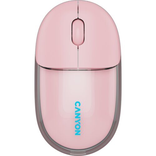Canyon mouse OnClick 24 BT/ Wireless Transparent/Pink Slike