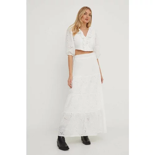 Answear Lab Bluza i suknja boja: bijela