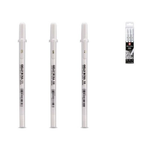 Gelly basic, gel olovka, set, white, miks, 3K ( 672390 ) Cene