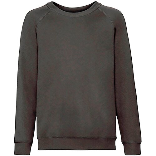 Fruit Of The Loom Czarna bluza dziecięca Raglan Sweat Cene