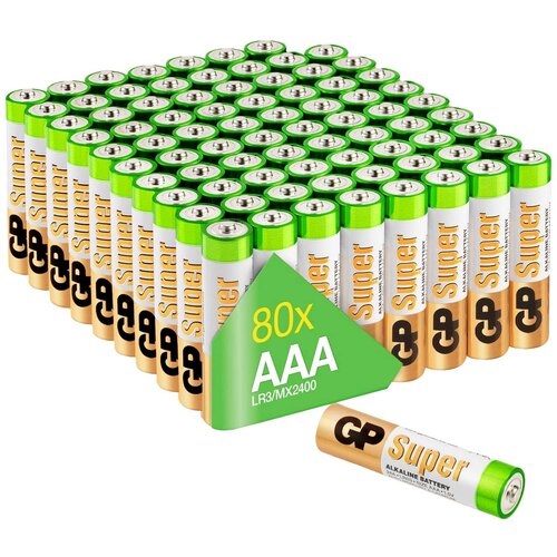 GP Batteries Super micro (AAA)-baterija alkalno-manganov 1.5 V 80 kos, (20638325) Cene
