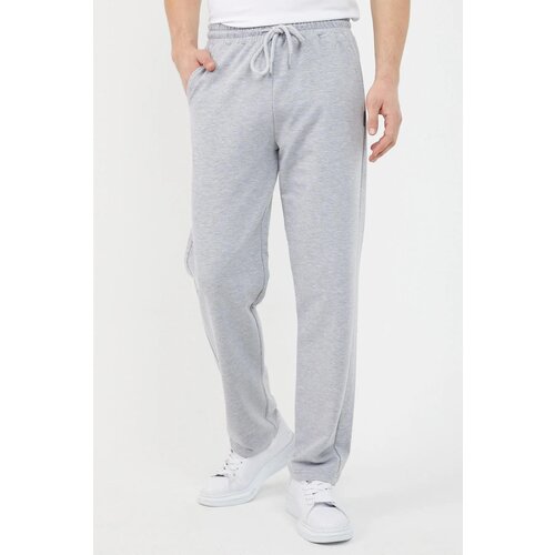 Dewberry 82904 Straight Leg Relaxed Cut Mens Sweatpant-GREY Slike