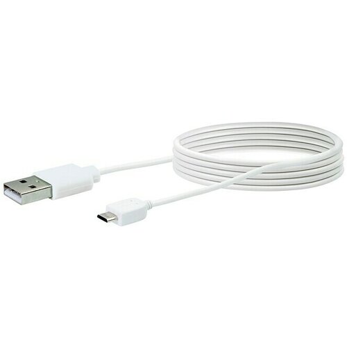 SCHWAIGER Napajalni kabel USB (Bele barve, Dolžina: 2 m, USB A vtič, USB Micro-B vtič) Cene
