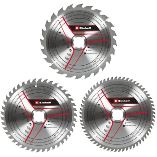 Einhell Set reznih listova 210 x 30 T24/42/60, 3 komada Slike