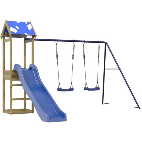 vidaXL Vanjski set za igru od impregnirane borovine Cene