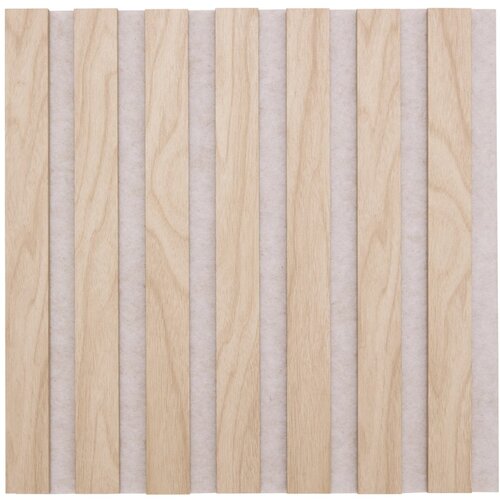  akustični panel mdf hrast/bež filc 30 x 2,1 x 30 cm 3 kosi Slike