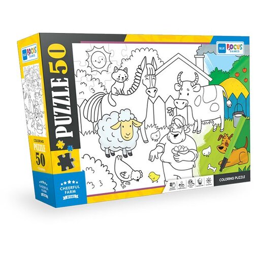  Puzzle za bojenje 50 pcs cherful farm bf382 ( 108/23821 ) Cene