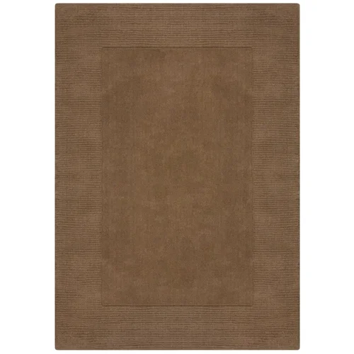 Flair Rugs Rjava volnena preproga 120x170 cm –