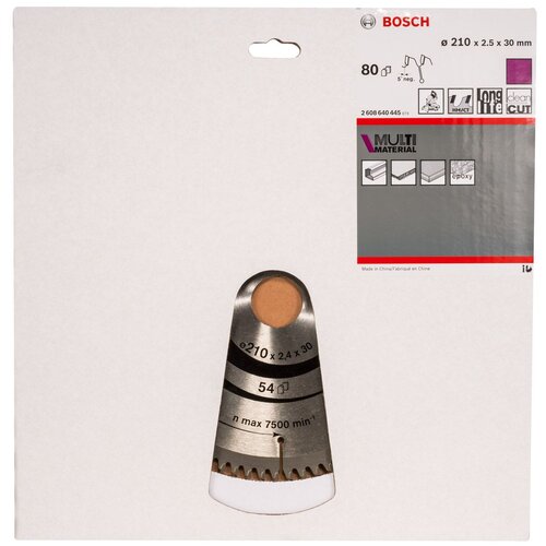Bosch List kružne testere Multi Material 210 x 30 x 2.5 mm. 80 Cene