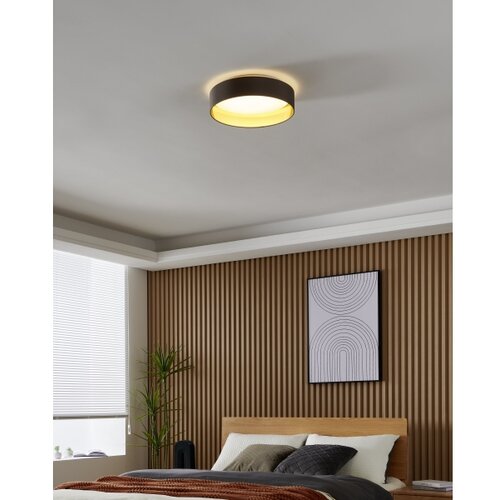 Eglo Maserlo 2 spot/1, led, 24w, prečnik 380, kapučino/zlatna Slike