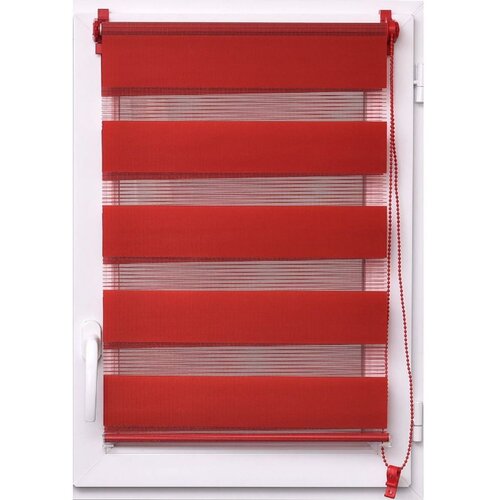 Luance rolo zavjesa zebra 150x180cm - crvena Cijene
