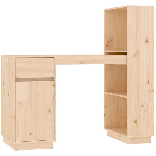 Maison Chic Pisalna miza - pisarniška miza - Računalniška miza 110x53x117 cm trdna borovina, (21785596) Cene