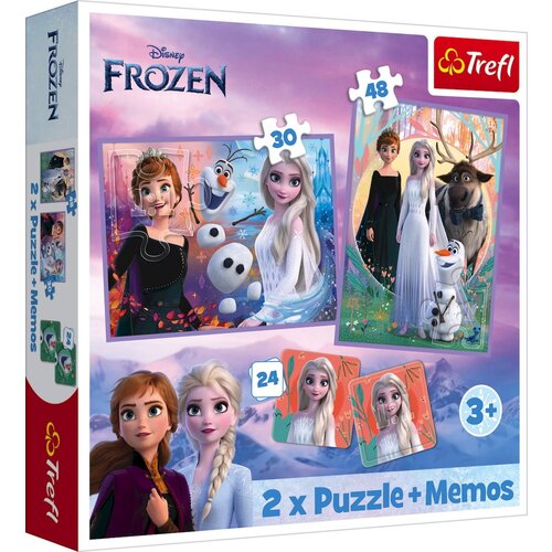 Disney: Ledeno Kraljevstvo 2. - Princeze na svojoj zemlji puzzle i memorijska kartica 2 u 1 set - Cijene