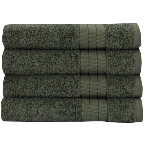 Good Morning Tamno zeleni pamučni ručnici u setu 4 kom 50x100 cm – Cijene