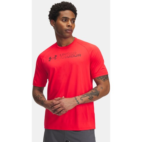 Under Armour Men&amp;#039;s T-shirt UA Tech Reflective SS-RED - Men&amp;#039;s Slike