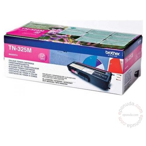 Brother Toner TN325M, magenta, 3.500 strani HL 4140/50/4570 DCP9055/270 MFC9460/9970 Cene