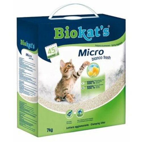  BIOKAT’S micro bianco fresh posip za macke 7 kg Cene