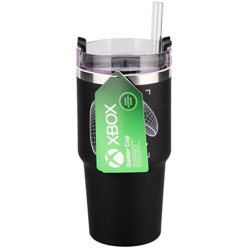 Paladone XBOX Gamer Ča&amp;scaron;a s Izolacijom i Slamkom (600 ml) Slike