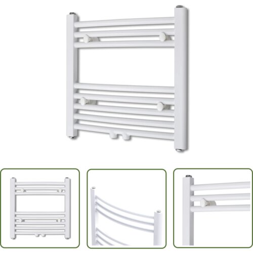 The Living Store Kopalniški cevni radiator za centralno ogrevanje zaobljen 480x480 mm - Cevni Radiator, (21745127) Cene