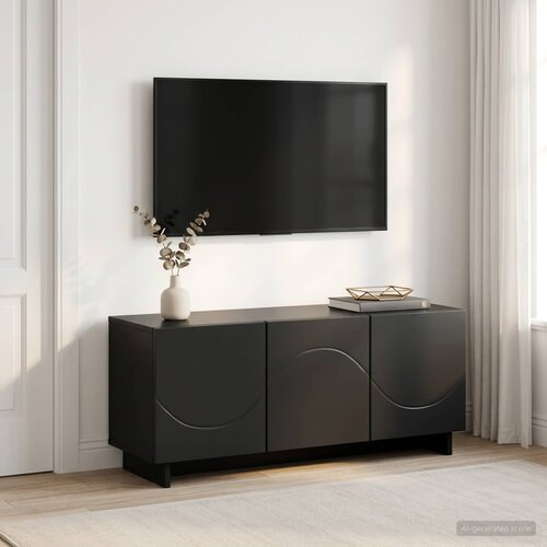  TV stalak 90 x 34,5 x 40 cm Crna Konstruirano drvo Cijene