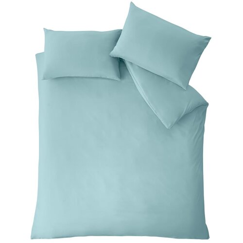 Catherine Lansfield Modra posteljnina za zakonsko posteljo 200x200 cm So Soft – Cene