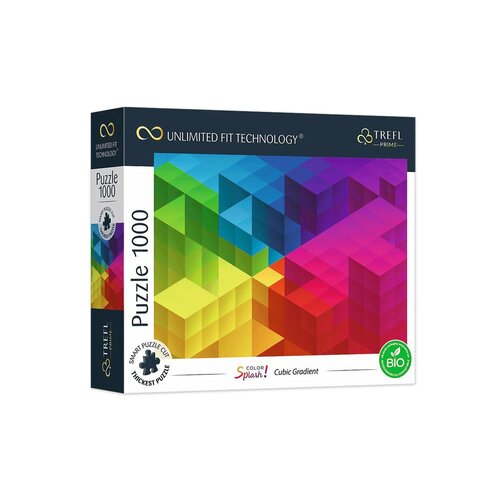 Trefl Prime Puzzle kockice u boji, 1000 kom (5900511107005) Slike