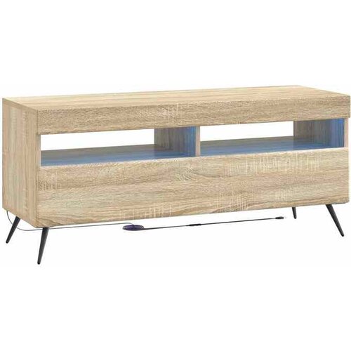 vidaXL LED TV kabinet Hrast sonoma Konstruirano drvo - Hrast sonoma Cijene