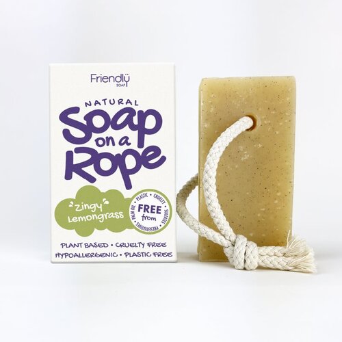 Friendly Soap Soap on a Rope Lemongrass prirodni sapun 95 g Slike