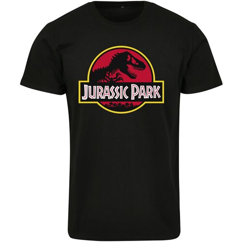 Merchcode Black T-shirt with Jurassic Park logo Cene