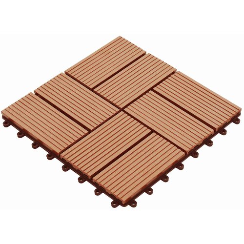  Pločice za decking 11 kom. Tikovina 30 x 30 cm WPC Cijene