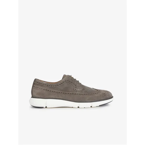 Geox Grey men's suede shoes - Men