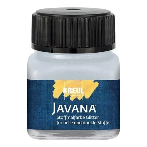 Kreul javana glitter tektile paint 20ml silver Cene