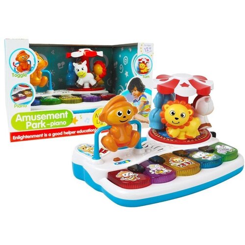  Interaktivna igrača piano z živalmi Kiddie Slike