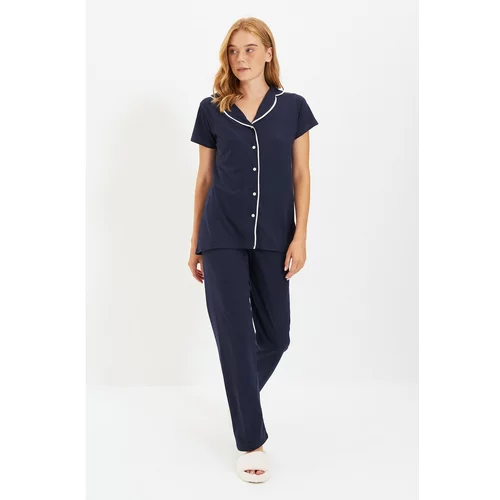 Trendyol Women's pyjama set Navy