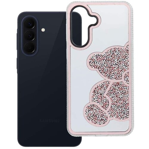  Ovitek za Samsung Galaxy A57 5G Teddy Bear roza Cene