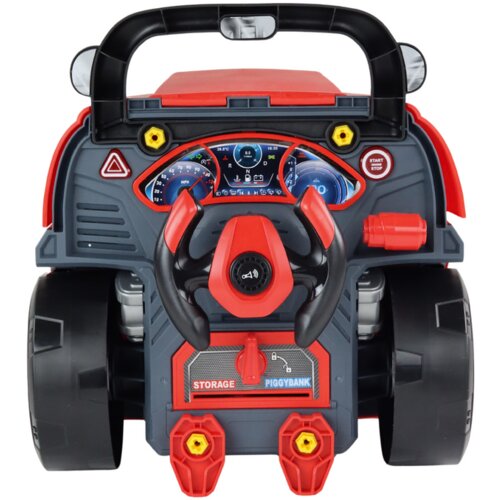 Lean Toys delavni&amp;scaron;ki komplet za razstavljanje motorja tovornjaka diy rdeča Slike
