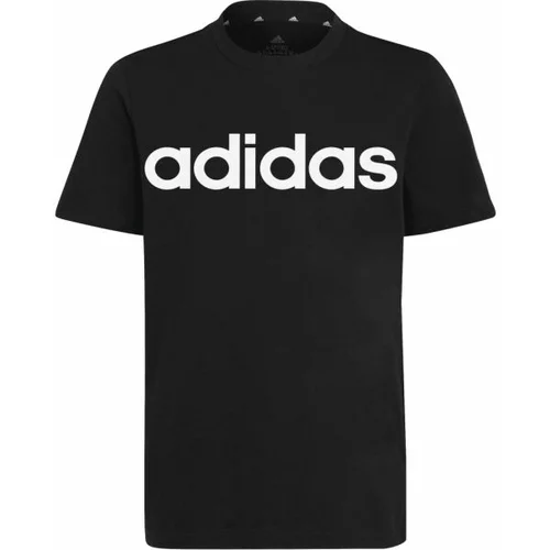 Adidas U LIN TEE Majica za dječake, crna, veličina