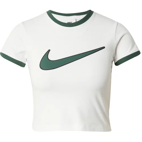 Nike Sportswear Majica travnato zelena / bela