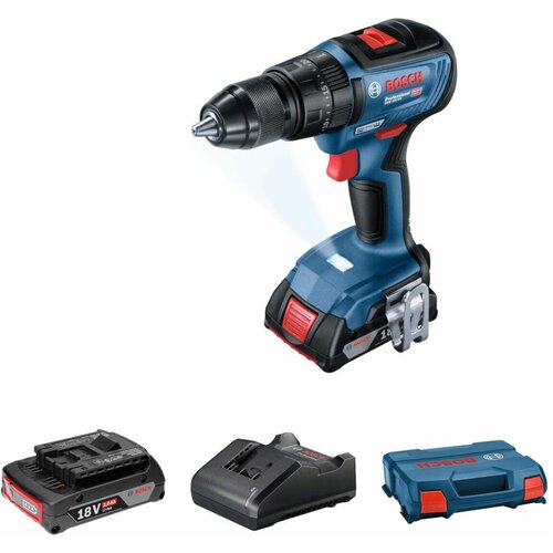 Bosch akumulatorska vibraciona bušilica - odvrtač GSB 18V-50; 2x2,0Ah (06019H5100) Cene