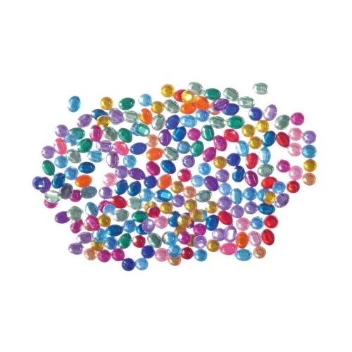 Junior crafty ruby kraft dekoracija cirkoni elipsa miks 8mm 200k ( 137558 ) Slike