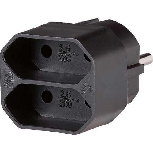 Lux Tools Razdjelnik LUX 2-STRUKI EURO CRNI Cijene