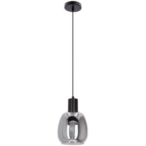 Candellux Lighting Tamno siva viseća svjetiljka sa staklenim sjenilom &amp;oslash; 16 cm Udin &amp;ndash; Slike